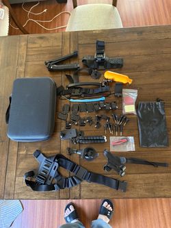 Action camera set kit, new never used.
