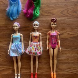 Color Reveal Barbie Dolls