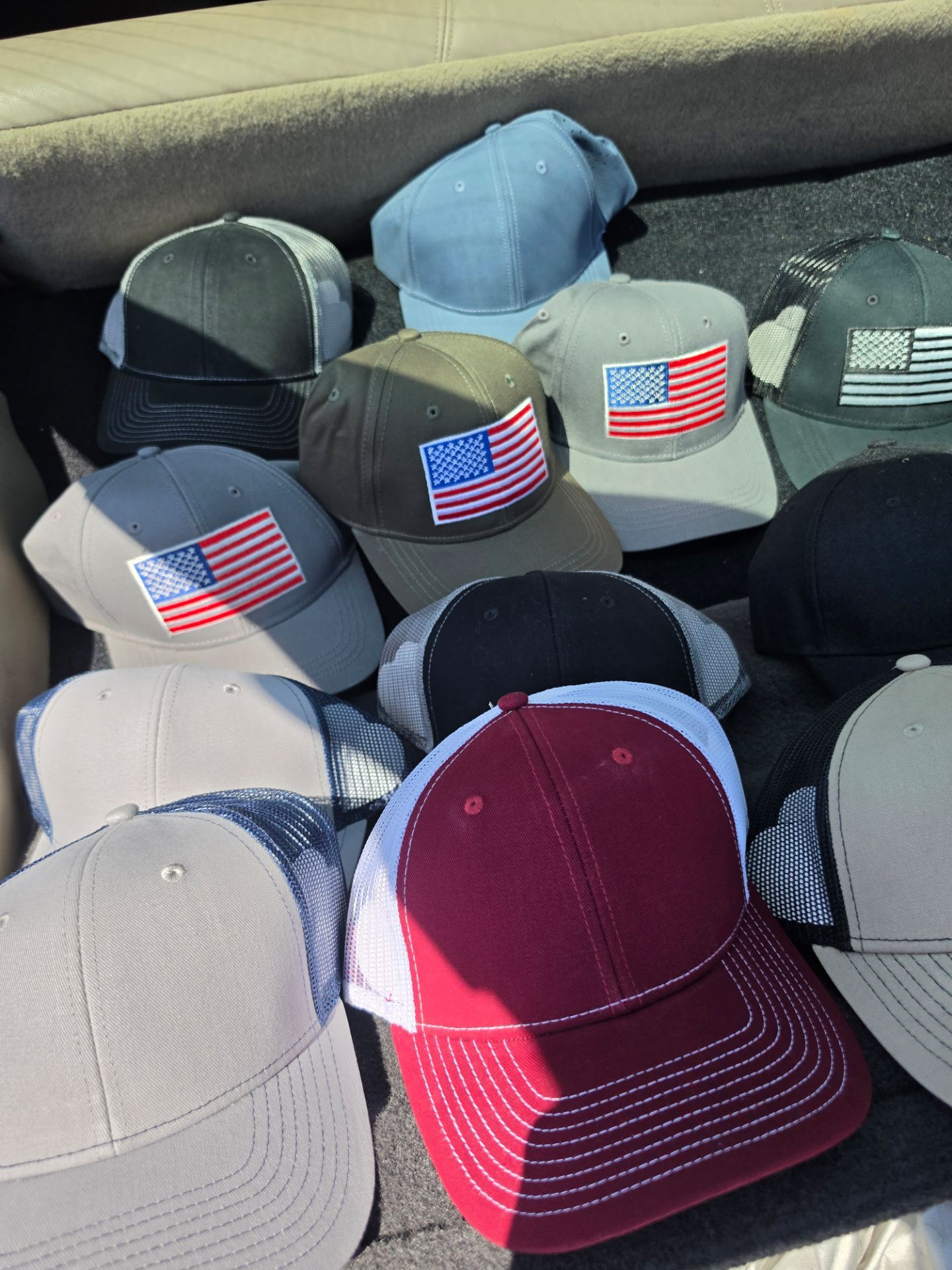 Caps, hats, gorras ($6 each)