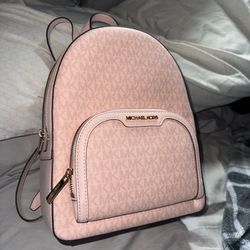 Like new real MK pink backpack
