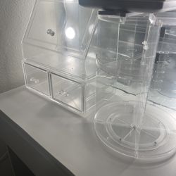 Acrylic Organizers For Girls Room Makeup