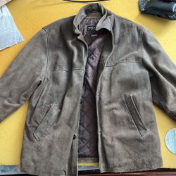 Vintage Leather Jacket Size L 