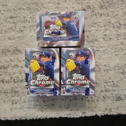 Topps Chrome 2025 Baseball 3 Bundles