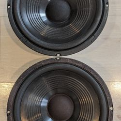 Pair of Realistic Radio Shack 10" Woofers Subwoofers