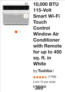 A/C Unit Toshiba 10,000 BTU