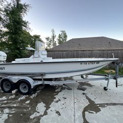 1994 Quest 220 22ft Center Console Boat & Motor