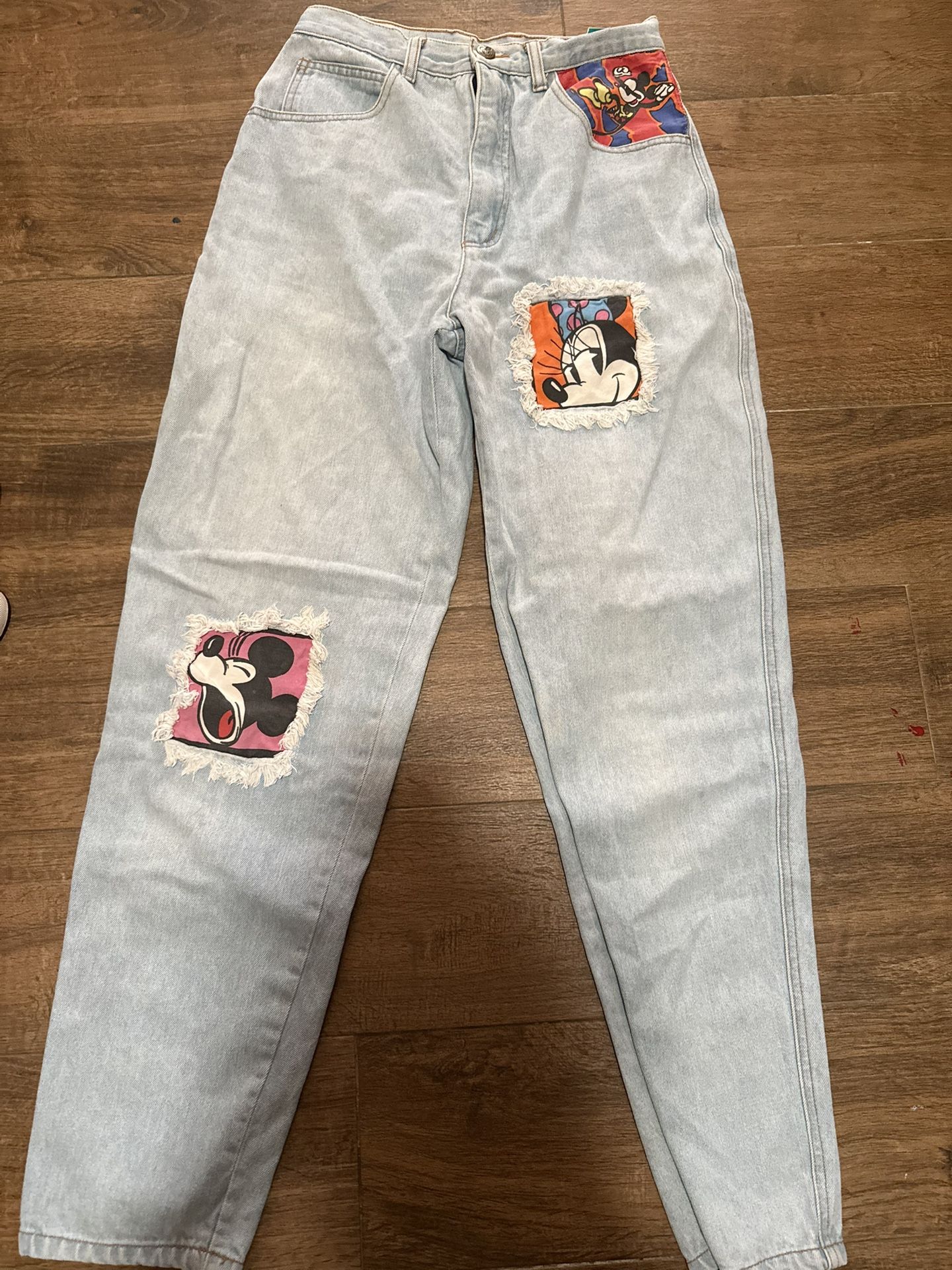 1980s Mickey And Co Patchwork Pant