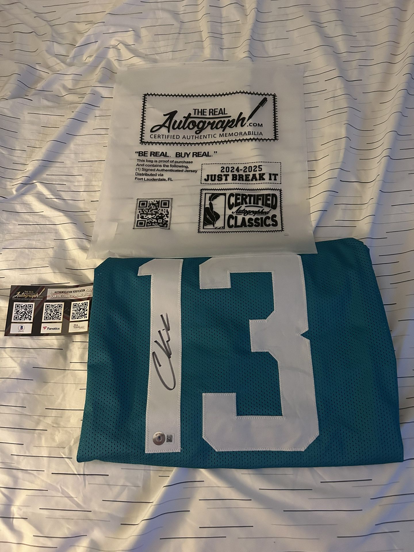 Signed/Authenticated Custom Christian Kirk Jersey