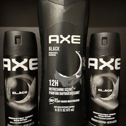 NOW $11.99 (PACK OF 3) AXE BODY WASH AND DEODORANT BODY SPRAY