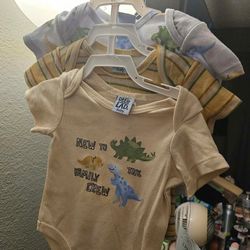 3 Camisetitas De Niño 0/3 Meses