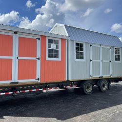 8x12 Cottage $3495-10% Hurricane $3145 Plus Tax Cash Or Rent To Own $100 Down $150 Month 