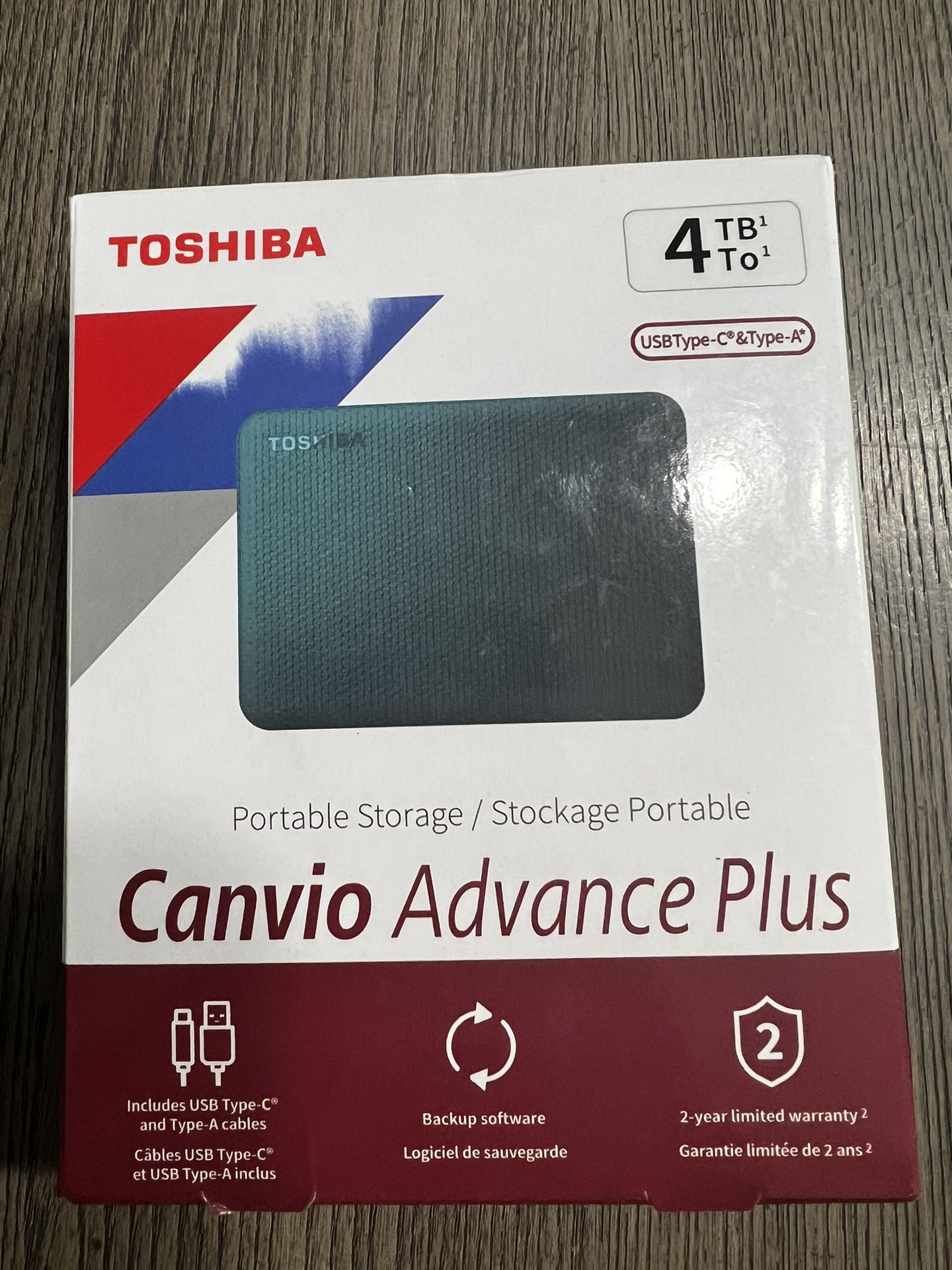 Toshiba Canvio 4 TB Portable Storage