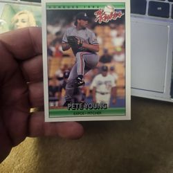 Pete Young Baseball Card