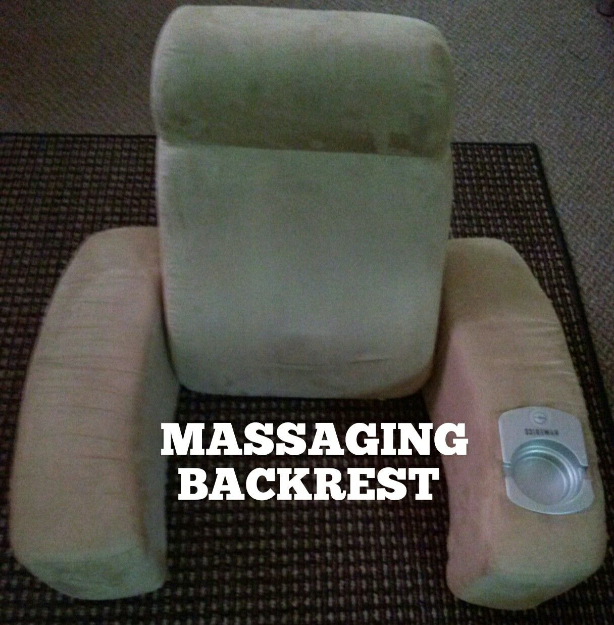 HOMEDICS LUXURY FOLDABLE MASSAGING BACK REST.