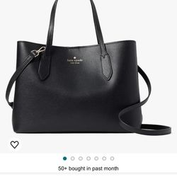 kate spade handbag purse Harper satchel in leather