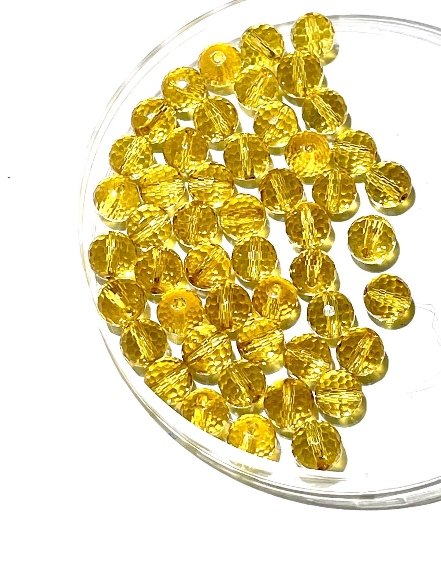 45 Faceted 8mm Citrine