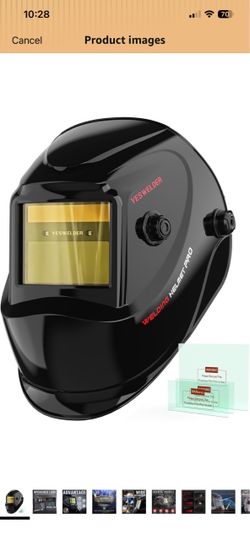 YESWELDER Auto Darkening Welding Helmet 1/1/1/1 True Color, LYG-L600A