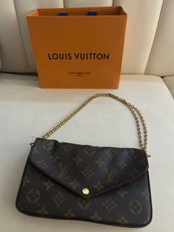Louis Vuitton purse with chain