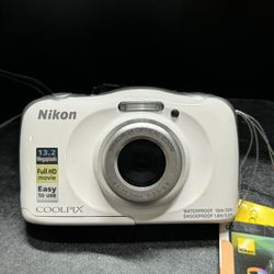 Nikon Coolpix W100 13.2MP Waterproof Digital Camera 