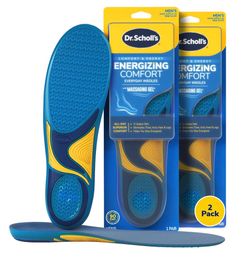 Dr. Scholl's Energizing Comfort Men's Insoles Massaging Gel Size 8-14 (1 Pair)