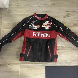Vintage Ferrari Leather Jacket 