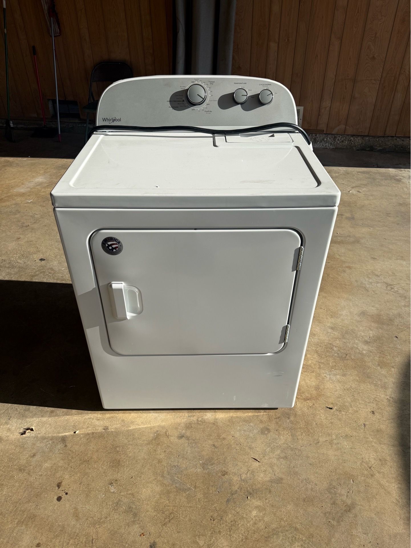 Whirlpool electric dryer