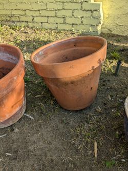 Clay Planter 14' Wide 12' High / Each