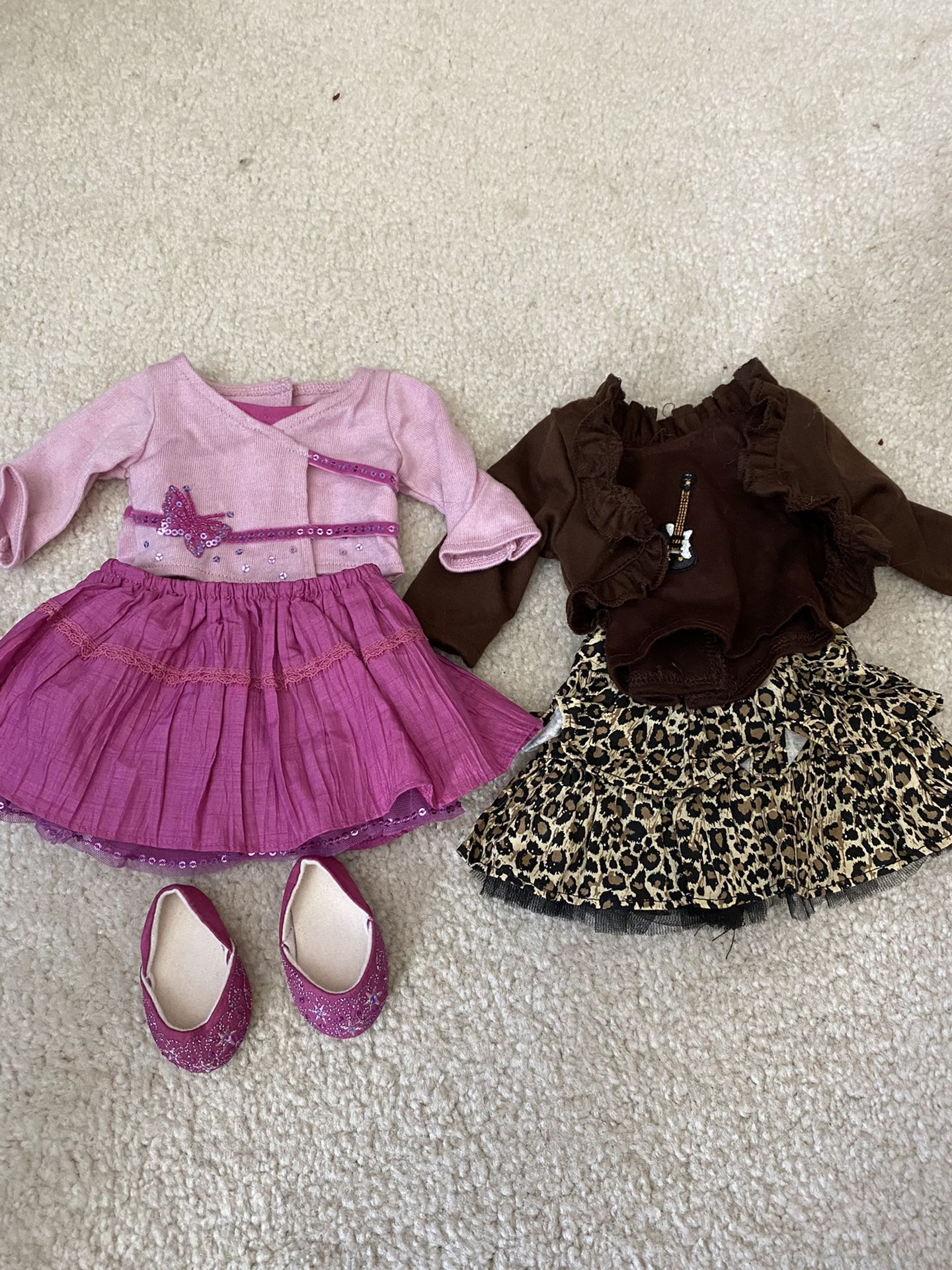 TWO American Girl Doll SKIRT OUTFITS! *Willing to sell separately*