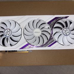 ASRock AMD Radeon RX 7900 XT Phantom Gaming White RGB Overclocked Triple Fan.  
