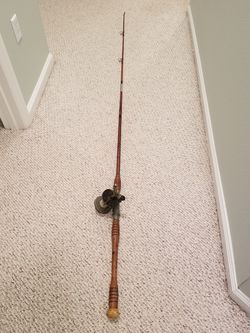 Vintage Cane Fishing Pole with reel for Sale in Winter Park, FL