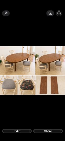Eddie Bauer Solid Wood Expandable Dining Set –