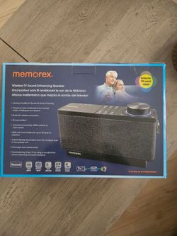 Memorex Wireless TV Sound Enhancing Speakers