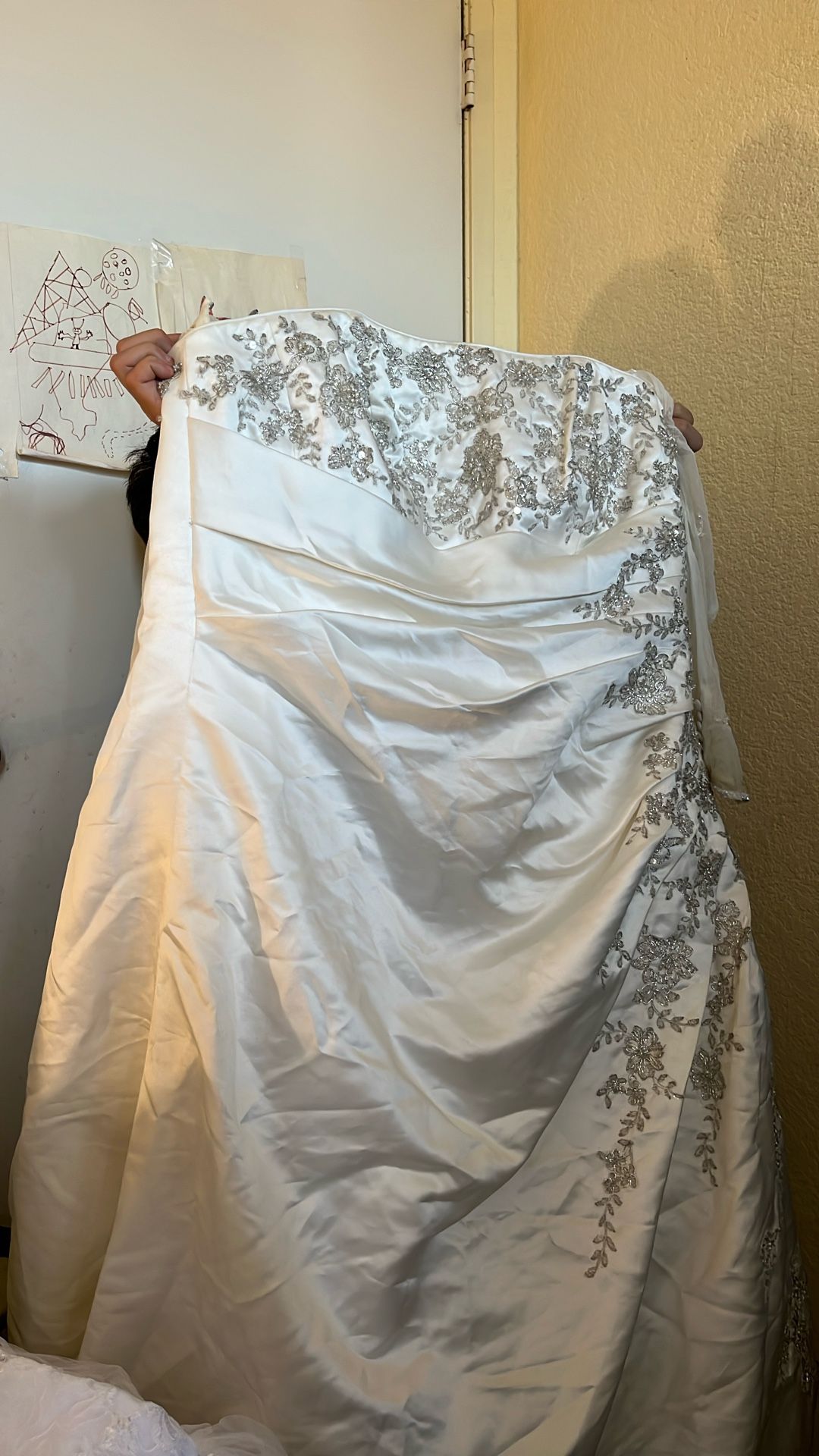White wedding dress