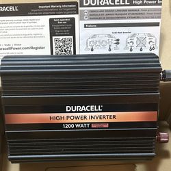 New Duracell 1200 Watt Inverter