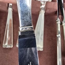 Hans Hansen Sterling Silver Flatware Set 14 Service 112 Pcs