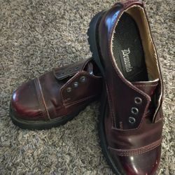 Demonia Burgundy Shoes Size 9 Women