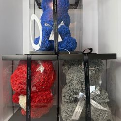 Luxury Rose Teddy Bear Gift Set – Dose of Roses (New in Box)