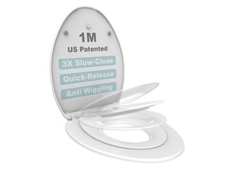 Elongated Family Toilet Seat w/ Child Seat