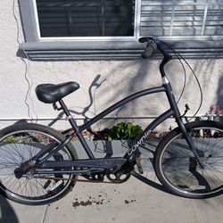Men's 26" black Electra townie 3i beach Cruiser