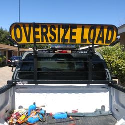 Oversized Load Sign And Rack