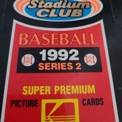 Topps Stadium Club Sealed Packs Box 36ct.