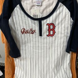 New Boston Red Sox Womens Medium Jersey 