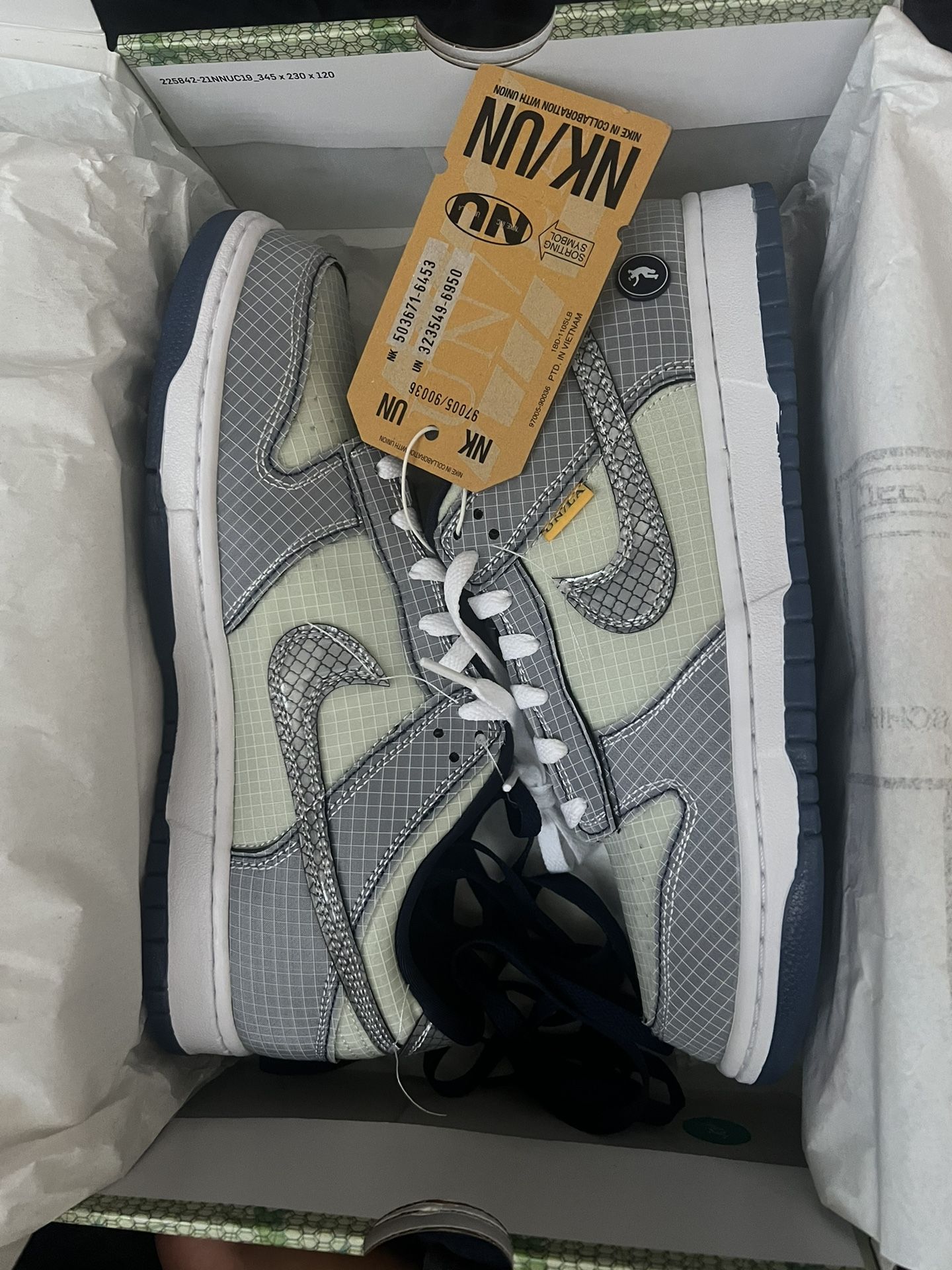 Nike Dunk Low Union Passport Pack Pistachio