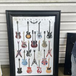 Guitar Heaven Framed Wall Art 