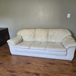 Real Leather Sofa Couch