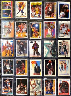 Jordan, Magic, Iverson & More- NBA basketball card lot