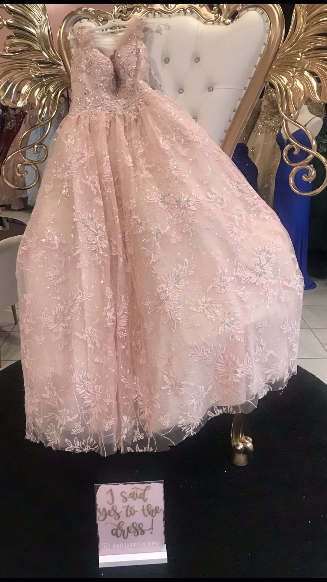 Dress Women’s Prom/wedding/quincenera New Barbie Pink