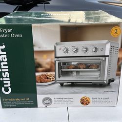 Cuisinart Air Fryer Toaster Oven 7-in-1, 1800W Stainless Steel CTOA-122NAS