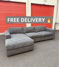 West Elm Sectional Couch - Free Delivery