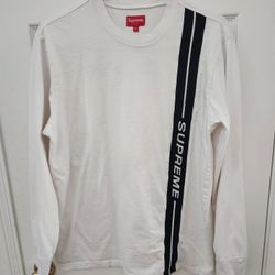 Supreme Long Sleeve Tee White Medium 